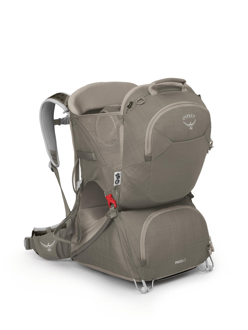 Osprey Poco LT Child Carrier – Tan Concrete
